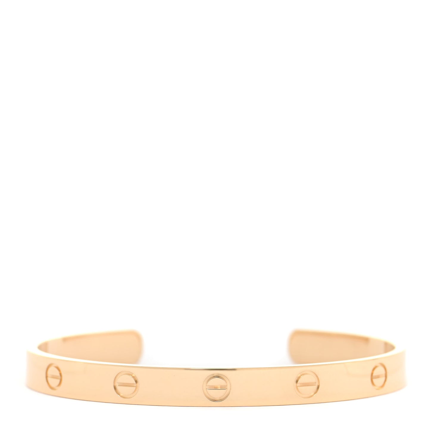 18K Yellow Gold LOVE Cuff Bracelet 18