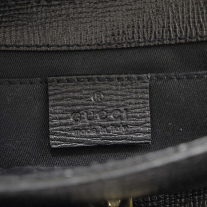 Gucci Leather Horsebit Clutch Bag Black 8 of 9