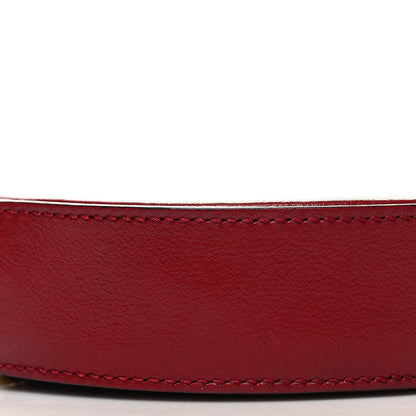 Gucci Suede Patent Web Mini Ophidia Round Shoulder Bag Hibiscus Red Navy 9 of 10