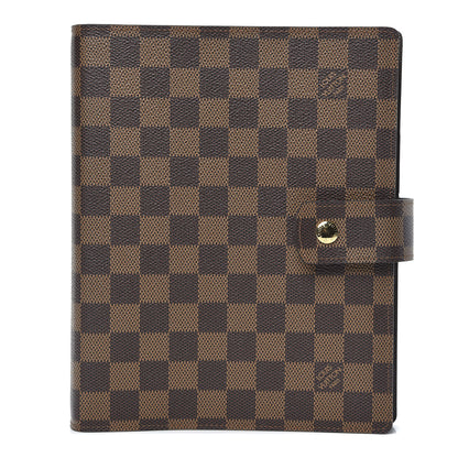 Louis Vuitton Damier Ebene Large Ring Agenda Cover 1 of 9
