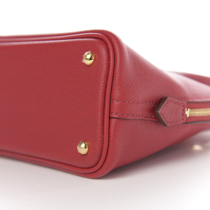 Hermes Evercolor Mini 1923 Bolide Rouge Grenat 9 of 10