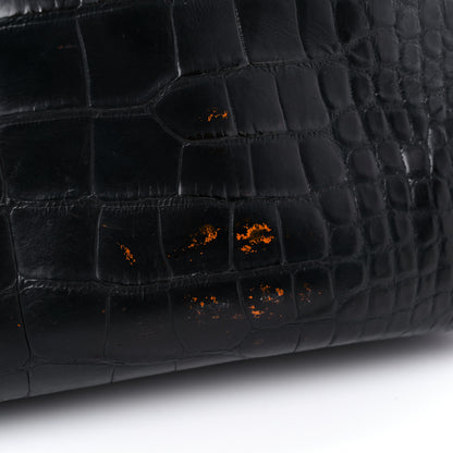 Hermes Matte Alligator Kelly Sellier 32 Black 18 of 25