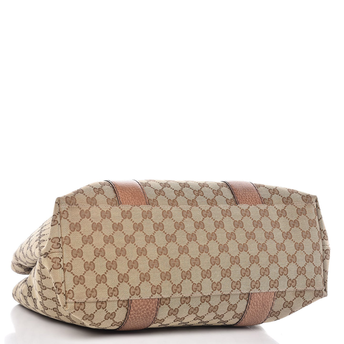 Monogram Bamboo Bar Medium Tote Brown