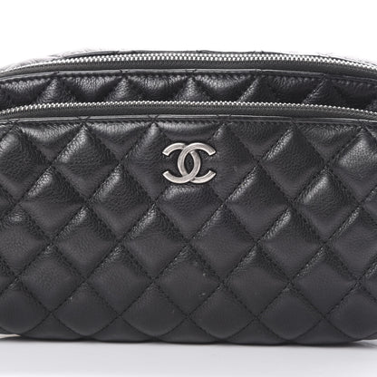 Chanel Calfskin Quilted Waist Bag Black 7 of 9