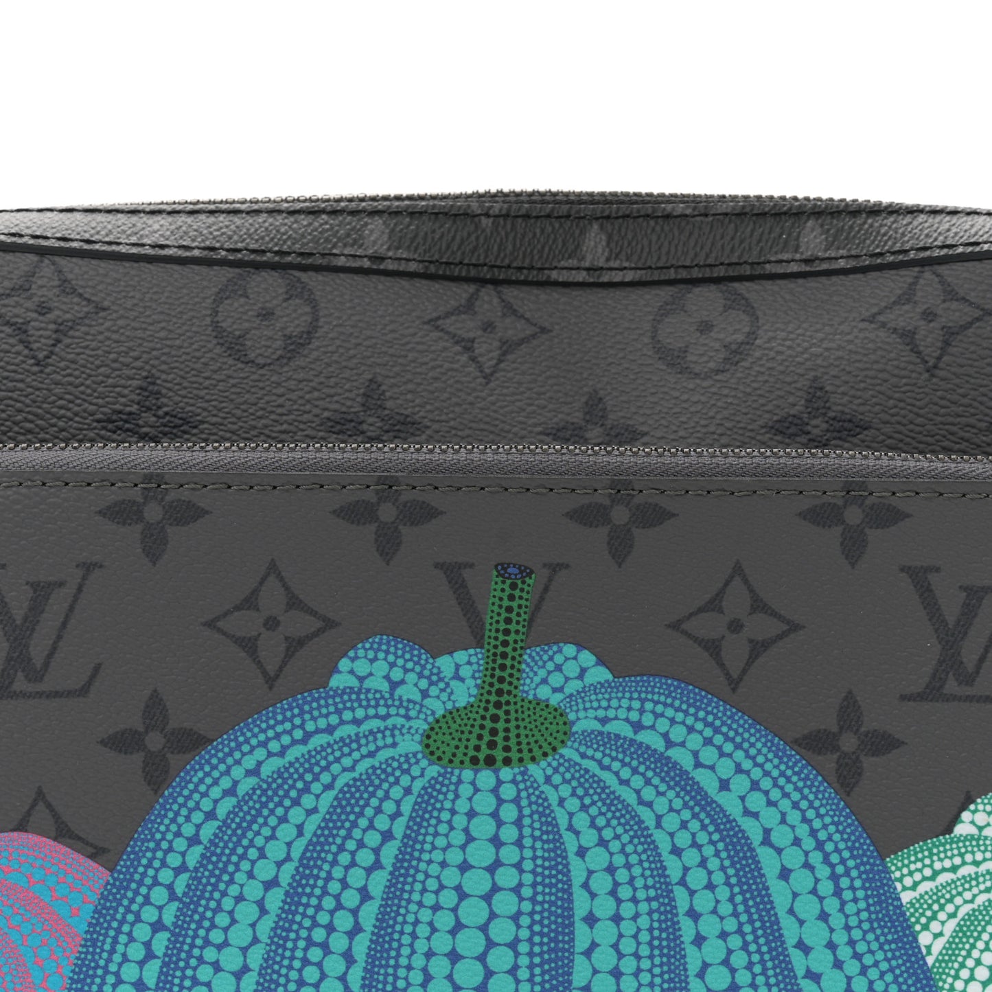 LV x YK Monogram Eclipse Reverse Pumpkin Trio Messenger