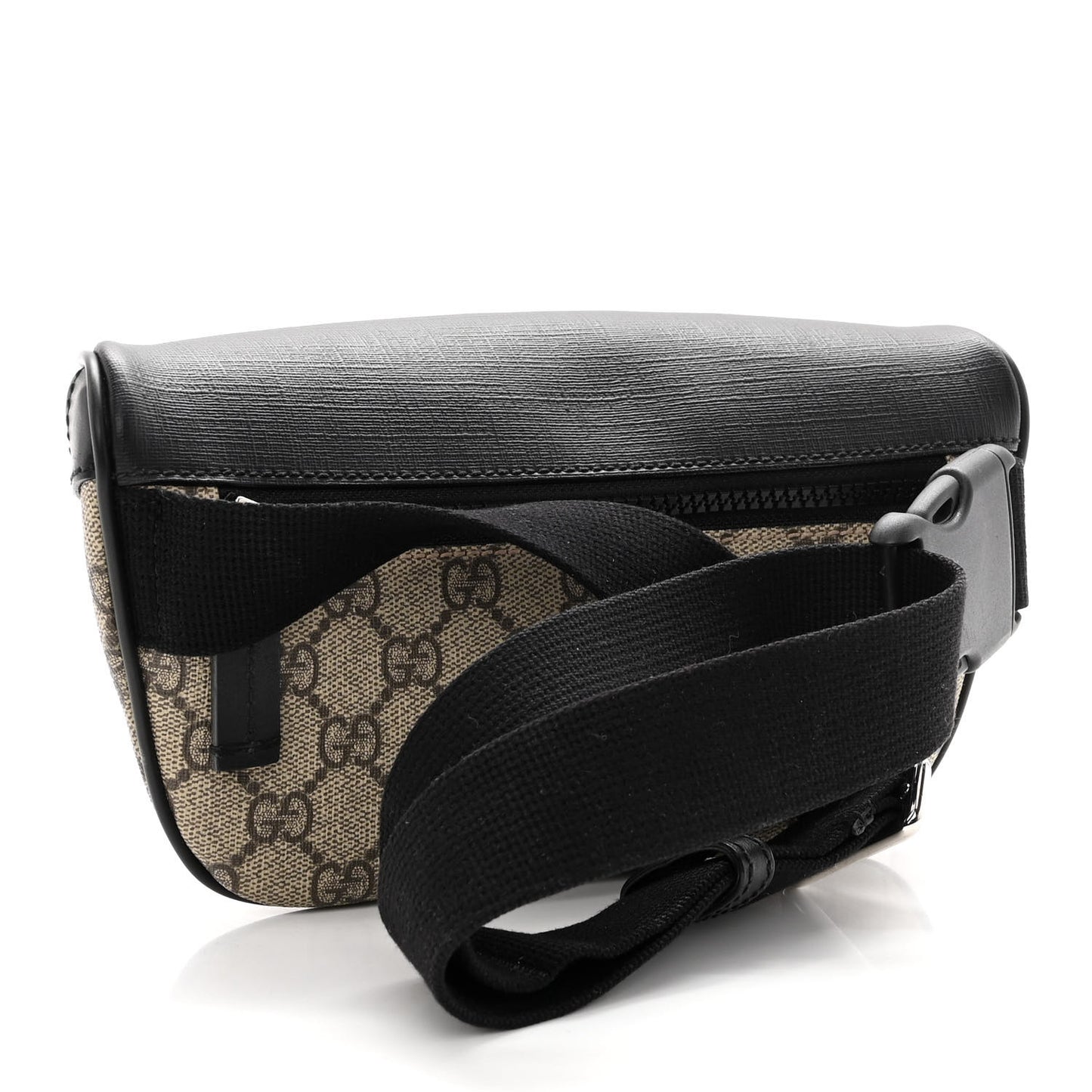 GG Supreme Monogram Belt Bag Black