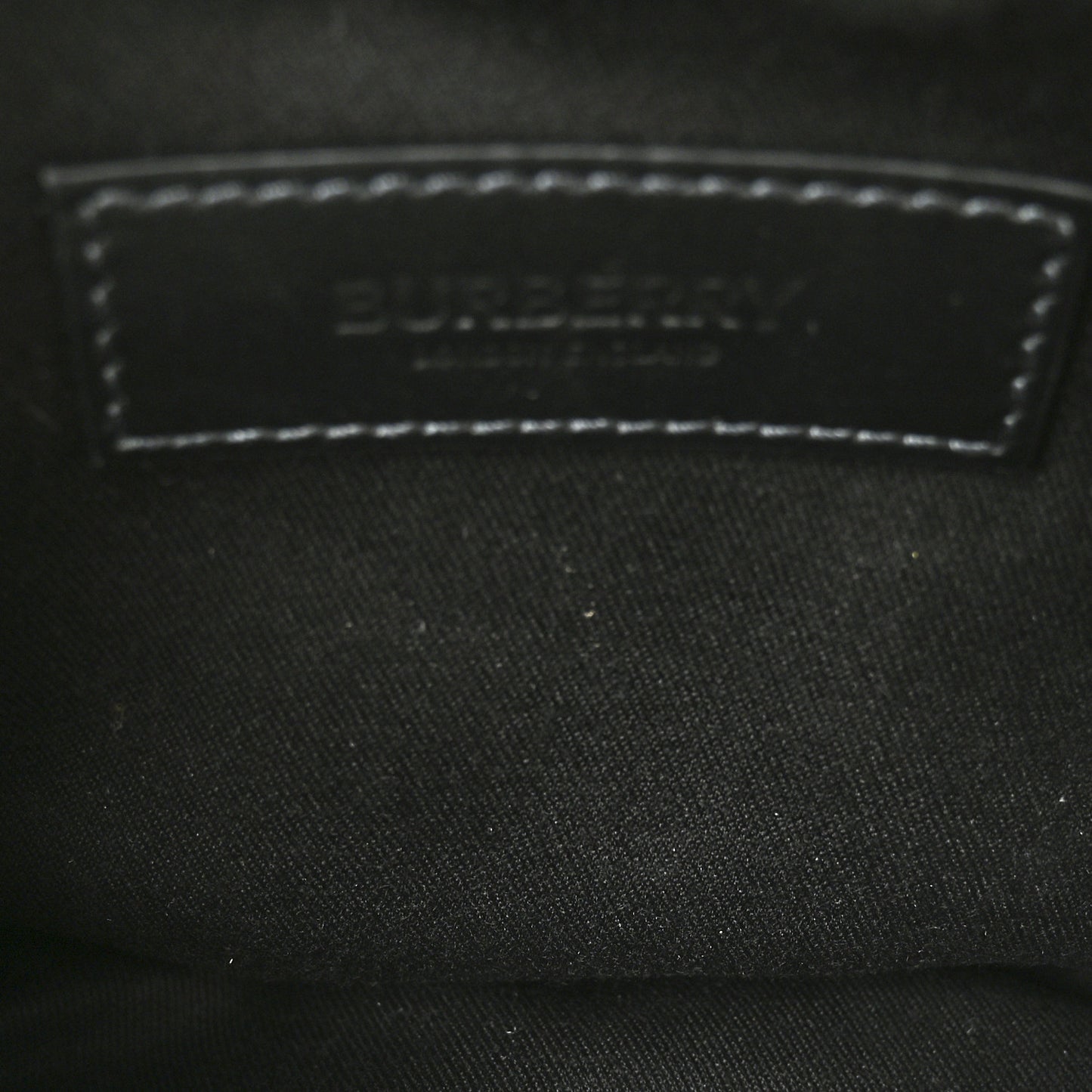 E-canvas Check Cason Bum Bag Charcoal