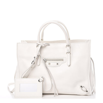 Balenciaga Veau Papier A6 Zip Around Tote White 1 of 7