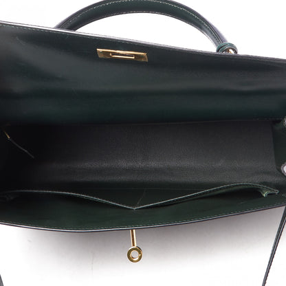 Hermes Box Kelly Sellier 32 Vert Fonce 12 of 31