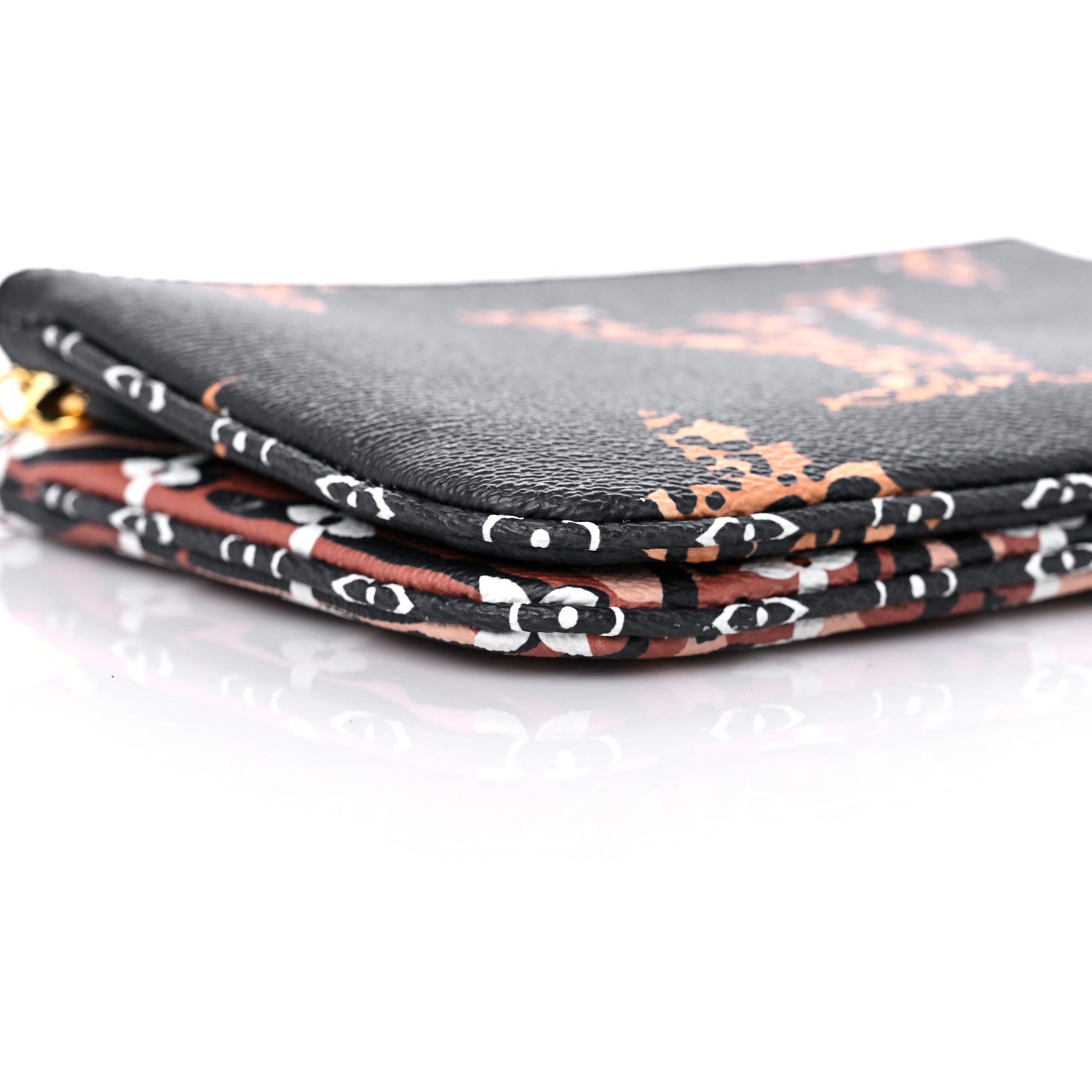 Louis Vuitton Monogram Giant Jungle Pochette Double Zip Black 8 of 10