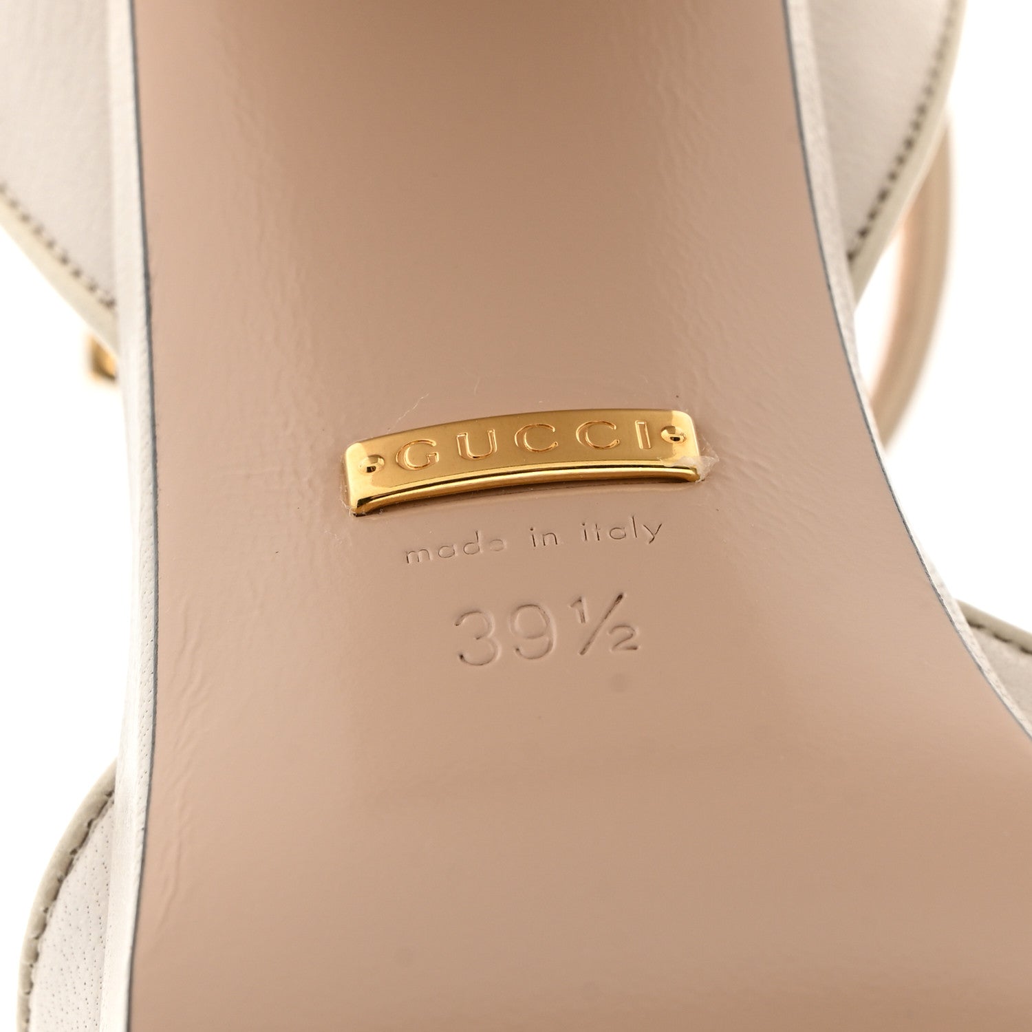 Gucci Quentin Granada Kid Horsebit 25/60mm Platform Sandals 39.5 Mystic White 7 of 9