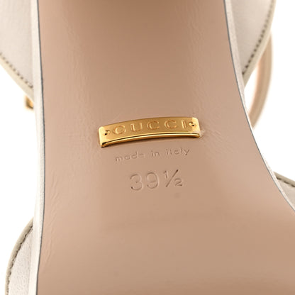 Gucci Quentin Granada Kid Horsebit 25/60mm Platform Sandals 39.5 Mystic White 7 of 9