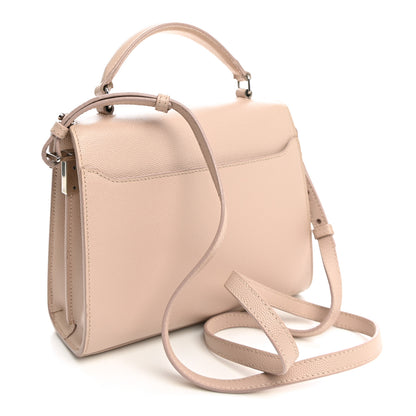 Saint Laurent Grain de Poudre Mini Classic Monogram Cassandra Top Handle Marble Pink 3 of 12