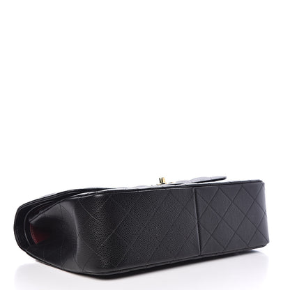 Chanel Caviar Quilted Jumbo Double Flap Black 4 of 10