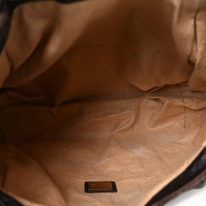Fendi Zucca Nappa Nuvolata Vitello Tortuga Spy Tobacco Moro 5 of 11