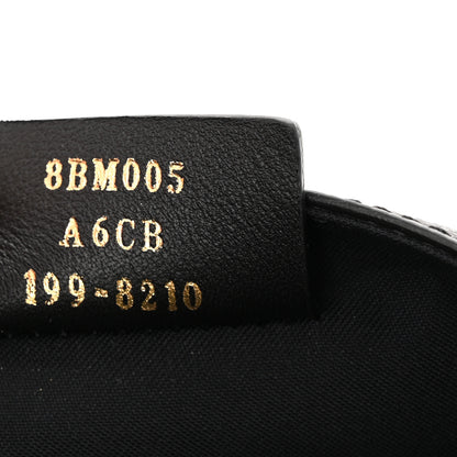 Fendi Vitello Liberty F is Fendi Bi-Color FF 1974 Embossed Envelope Belt Bag Maya Black 7 of 10