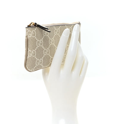 Gucci GG Supreme Monogram Key Case Beige Mystic White Oatmeal 2 of 7