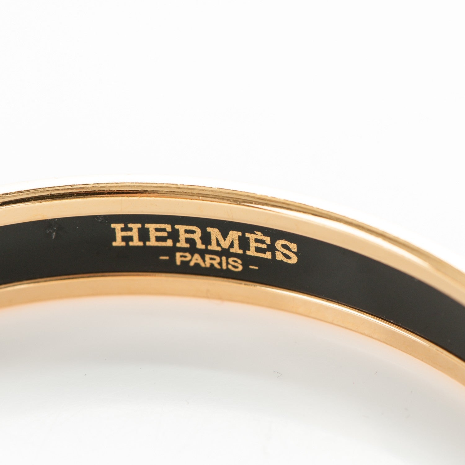 Hermes Enamel Printed Narrow Coup De Fouet Bracelet 62 5 of 5