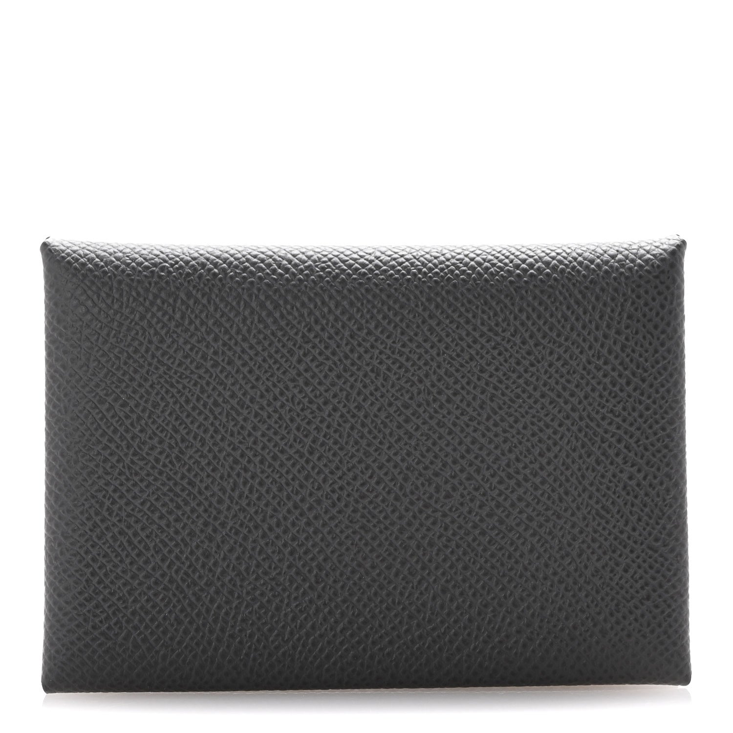 Hermes Epsom Calvi Duo Card Case Graphite 1 of 9