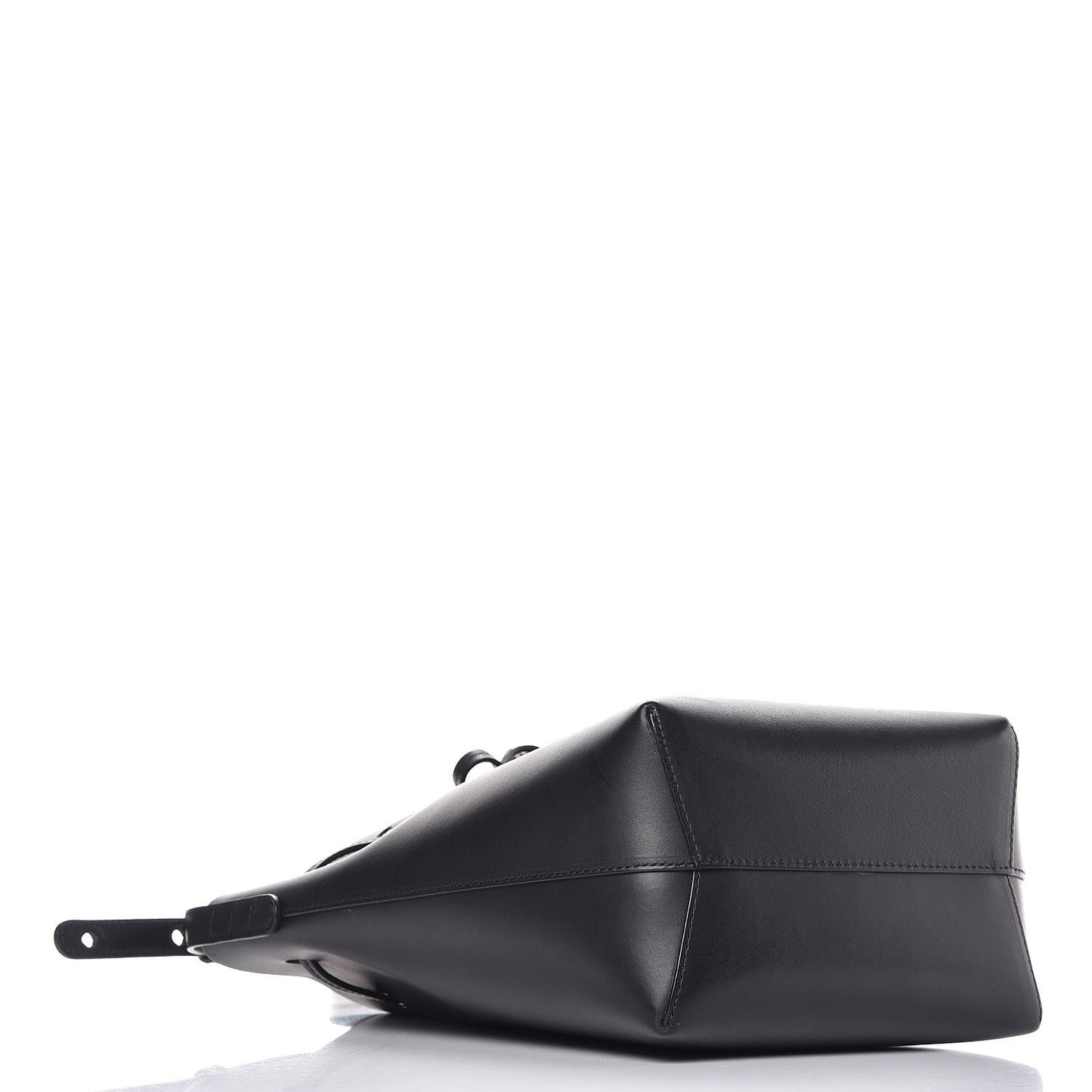 Calfskin Mini Bucket Bag Black