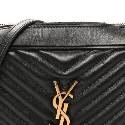 Saint Laurent Calfskin Matelasse Monogram Lou Camera Bag Black 11 of 11