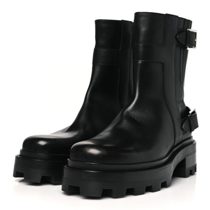 Hermes Calfskin Jaime Ankle Boots 41 Black 4 of 9