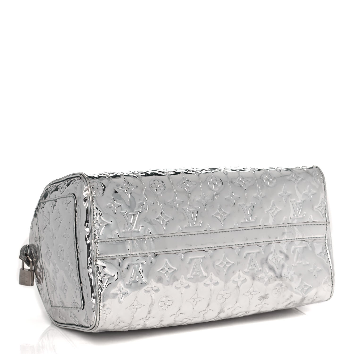 Louis Vuitton Monogram Miroir Speedy 30 Silver 4 of 8