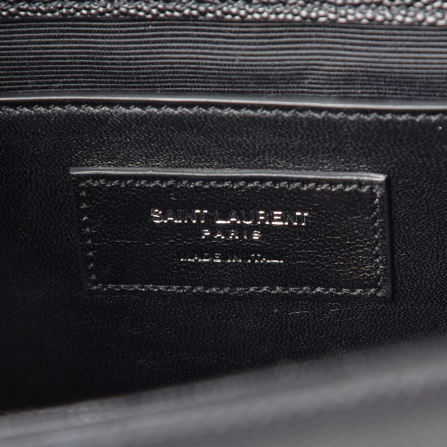 Grain De Poudre Medium Star Monogram Kate Satchel Black