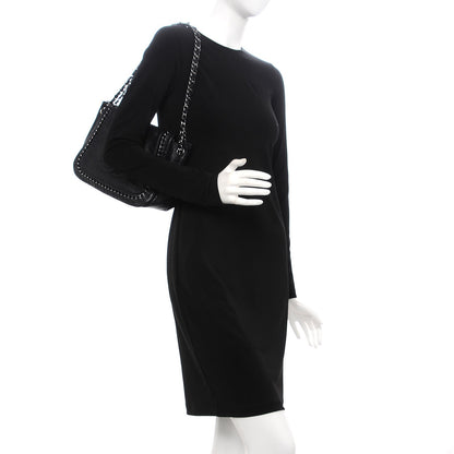 Chanel Metallic Goatskin Luxe Ligne Flap Black 2 of 8