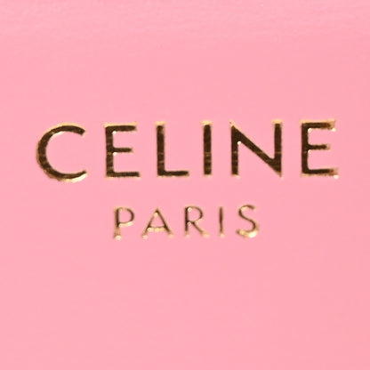 Celine Natural Calfskin Triomphe Shoulder Bag Rose 6 of 11