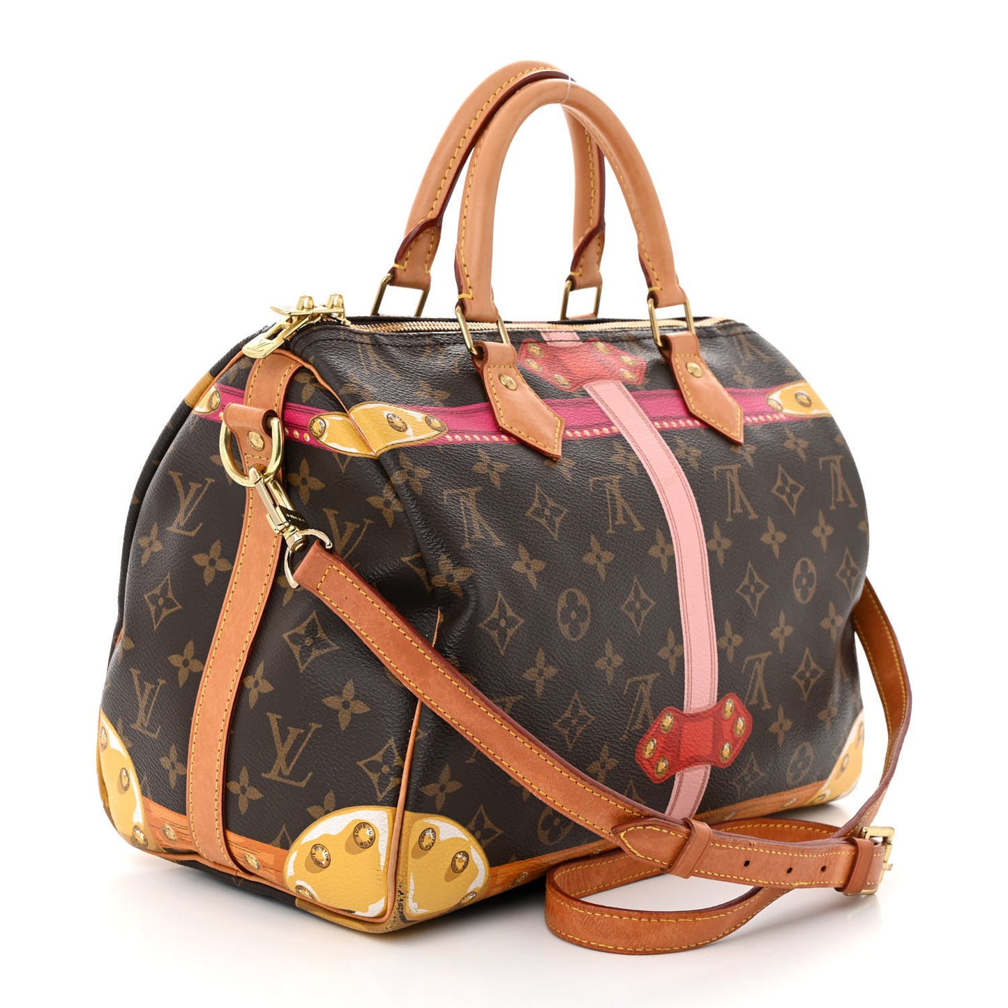 Monogram Summer Trunks Speedy Bandouliere 30