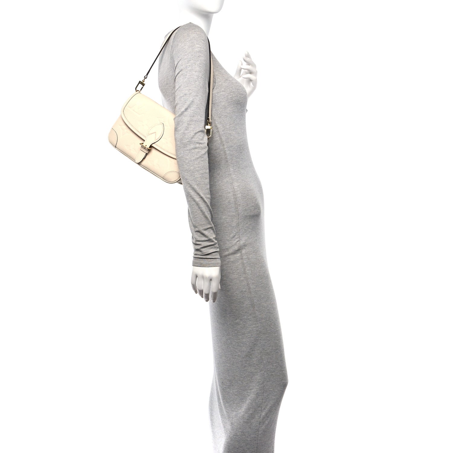 Louis Vuitton Empreinte Monogram Giant Diane Cream 2 of 9