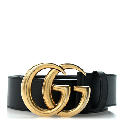 Gucci Calfskin Double G 40mm Belt 90 36 Black 1 of 6