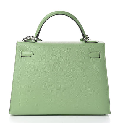 Hermes Epsom Kelly Sellier 32 Vert Criquet 36 of 40