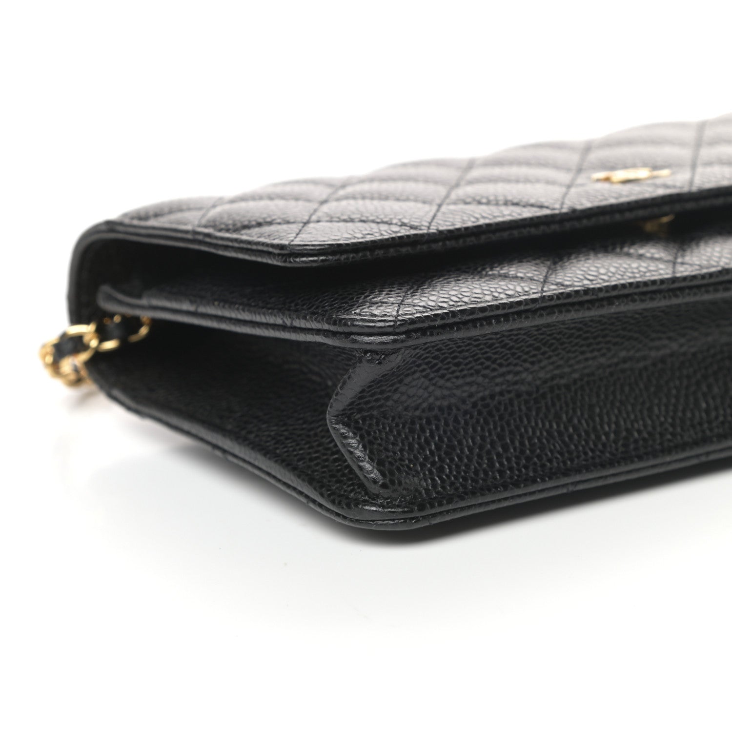 Chanel Caviar Quilted Wallet On Chain WOC Black 9 of 11