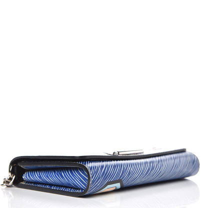 Louis Vuitton Epi Azteque Twist Chain Wallet Denim Light 4 of 12
