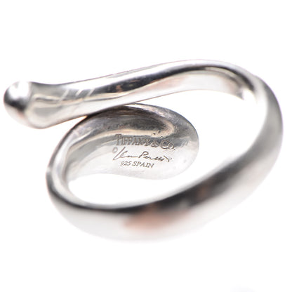 Tiffany Sterling Silver Elsa Peretti Teardrop Ring 54 6.75 5 of 5