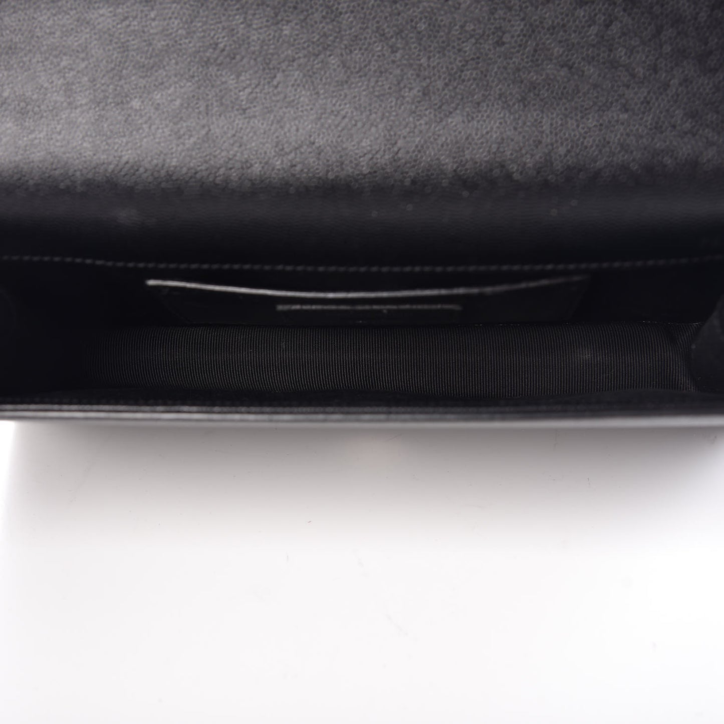 Grain De Poudre Classic Monogram Kate Clutch Black