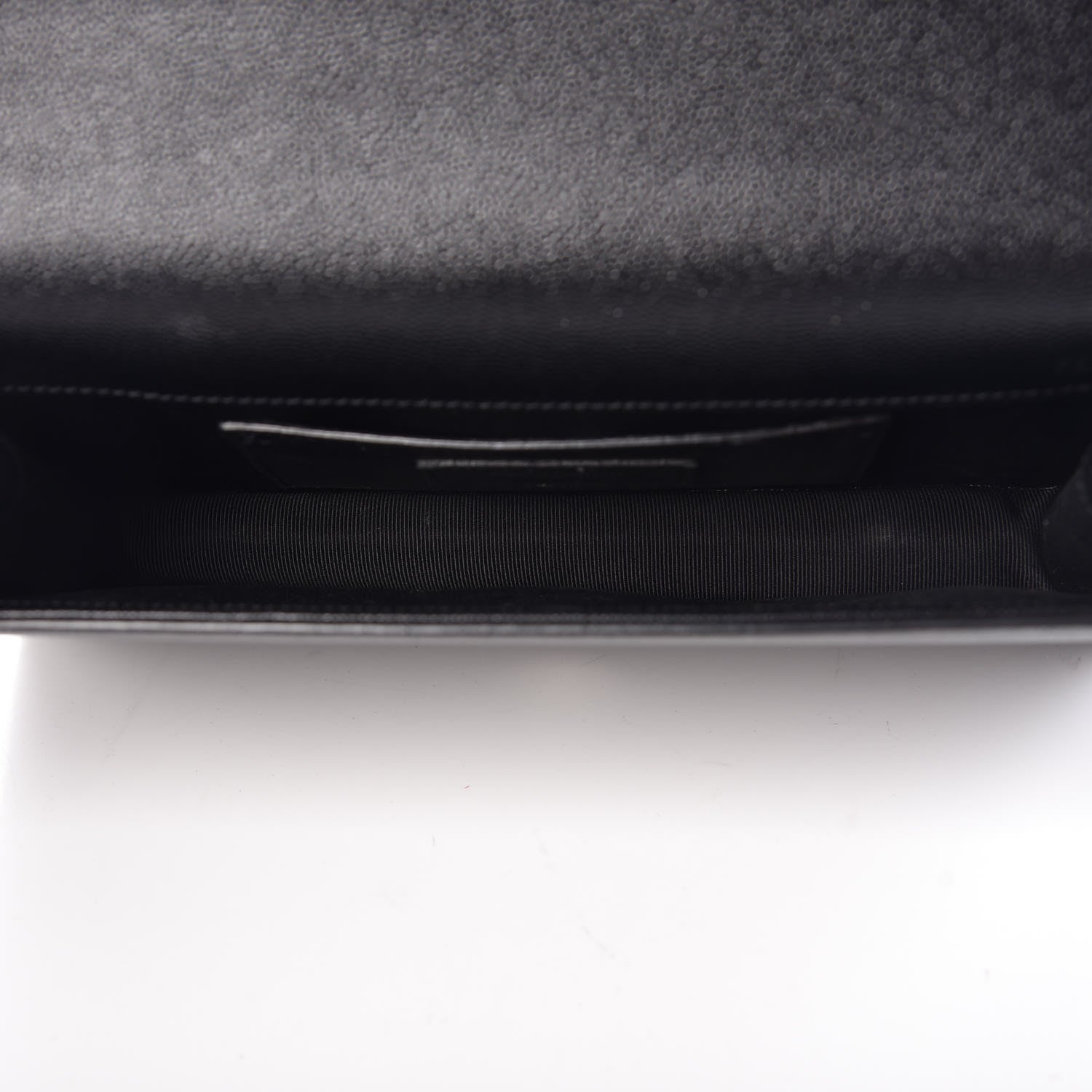 Saint Laurent Grain De Poudre Classic Monogram Kate Clutch Black 7 of 12