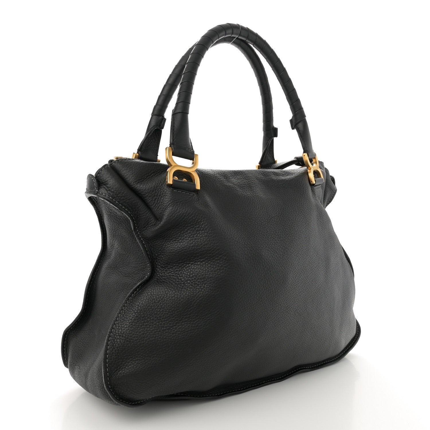 Chloe Calfskin Medium Marcie Satchel Black 3 of 13