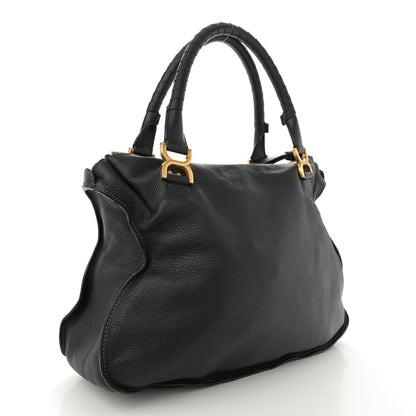 Chloe Calfskin Medium Marcie Satchel Black 3 of 13