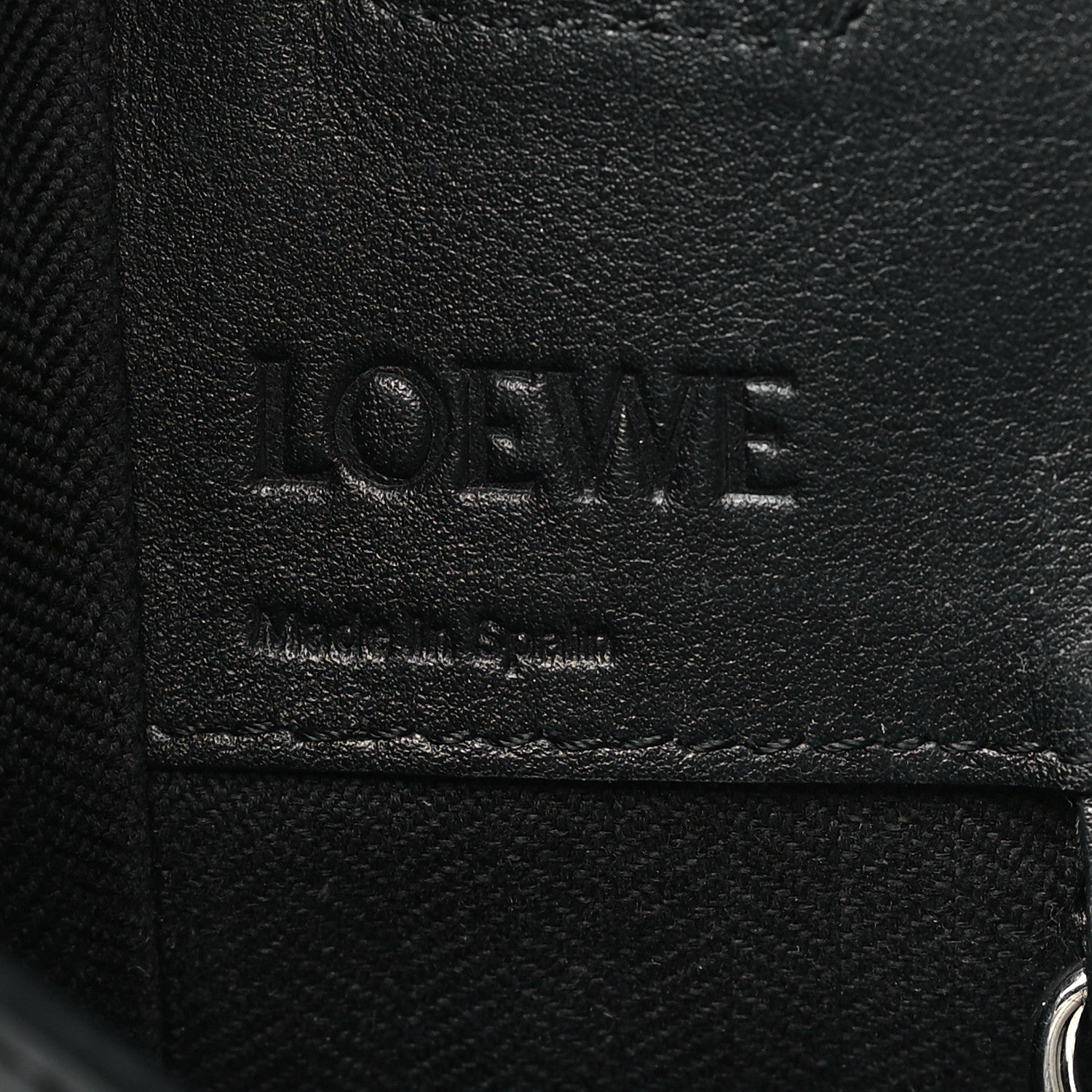 Loewe Calfskin Small Hammock Shoulder Bag Black 6 of 14