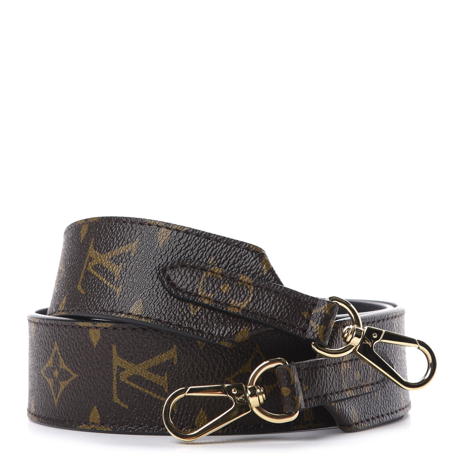 Louis Vuitton Monogram Bandouliere Shoulder Strap Black 1 of 3