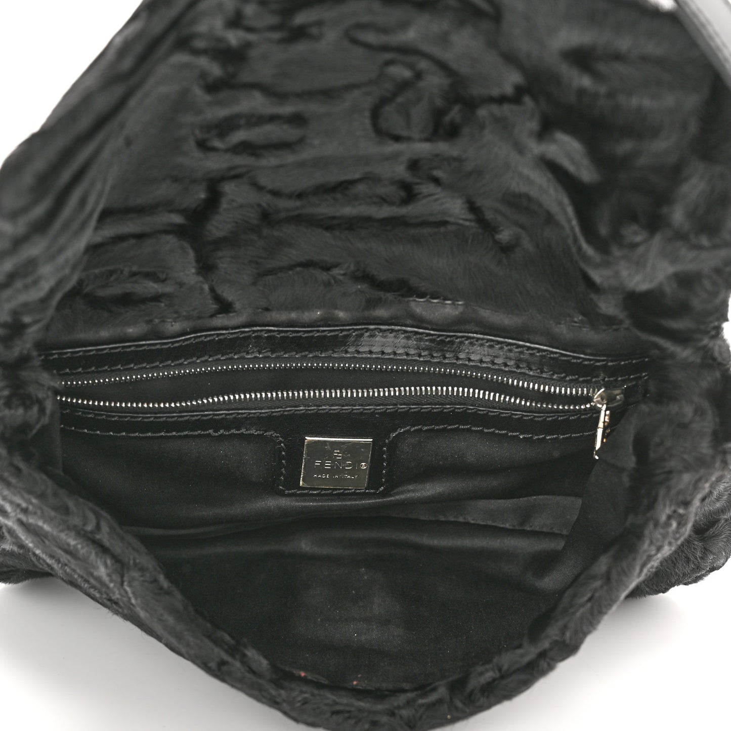 Persian Lamb Baguette Black