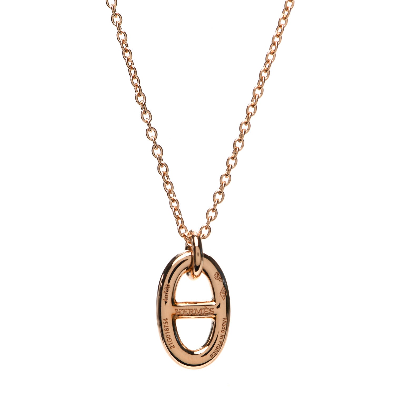 Hermes 18K Rose Gold PM Farandole Pendant Necklace 5 of 6
