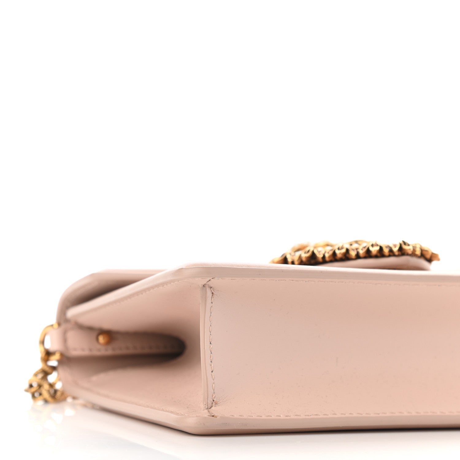 Dolce & Gabbana Smooth Calfskin Small Devotion Envelope Top Handle Bag Pink 15 of 19