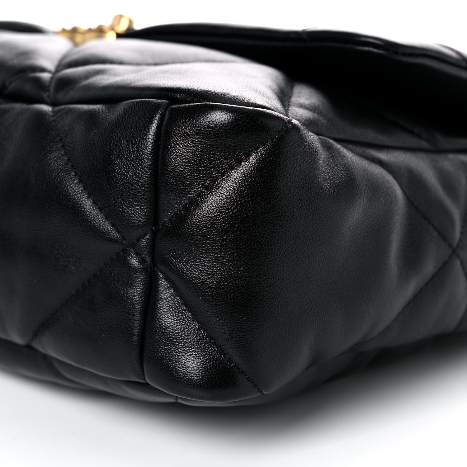 Chanel Lambskin Quilted Large Chanel 19 Flap Black 9 of 9