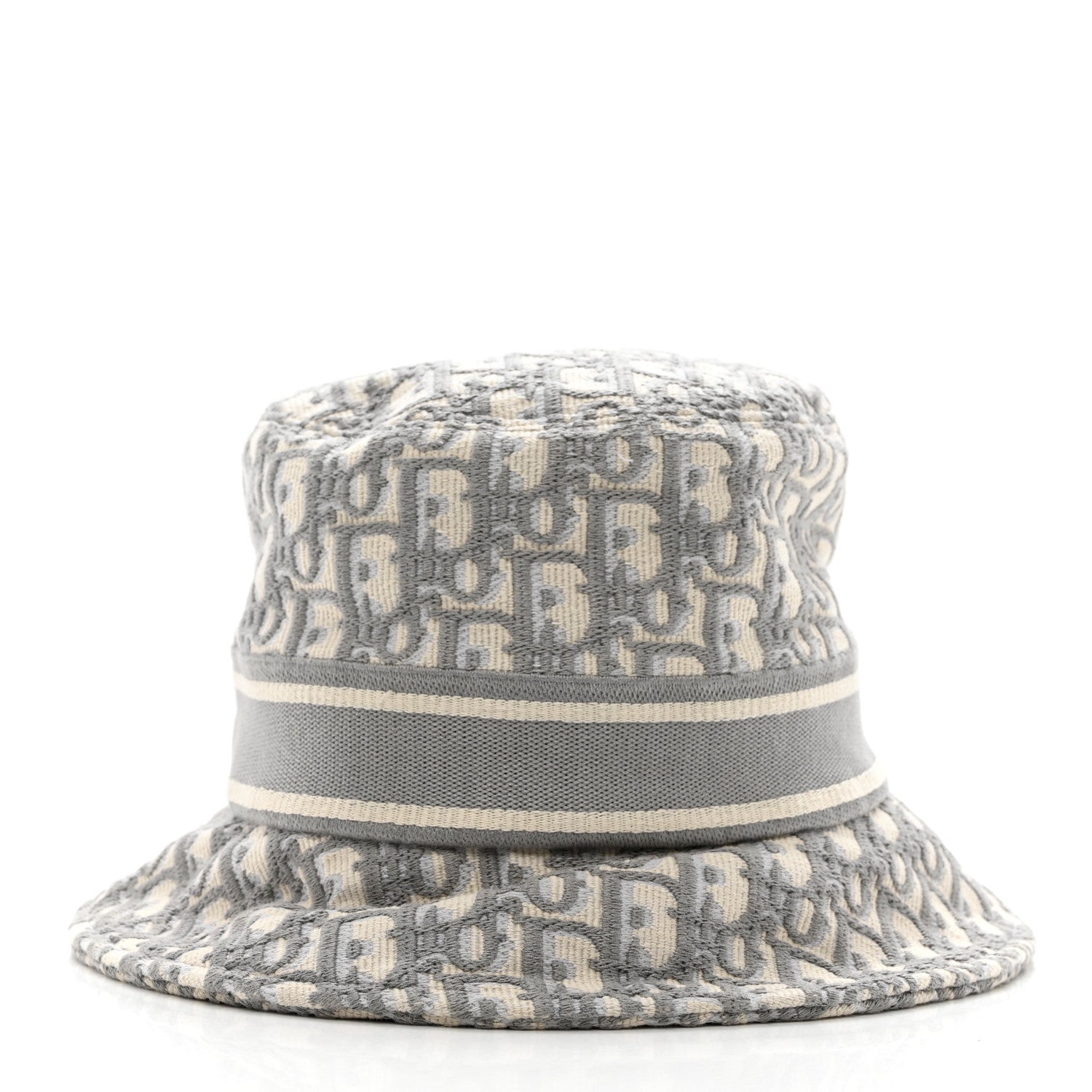 Christian Dior Oblique Bucket Hat 59 Grey 6 of 9