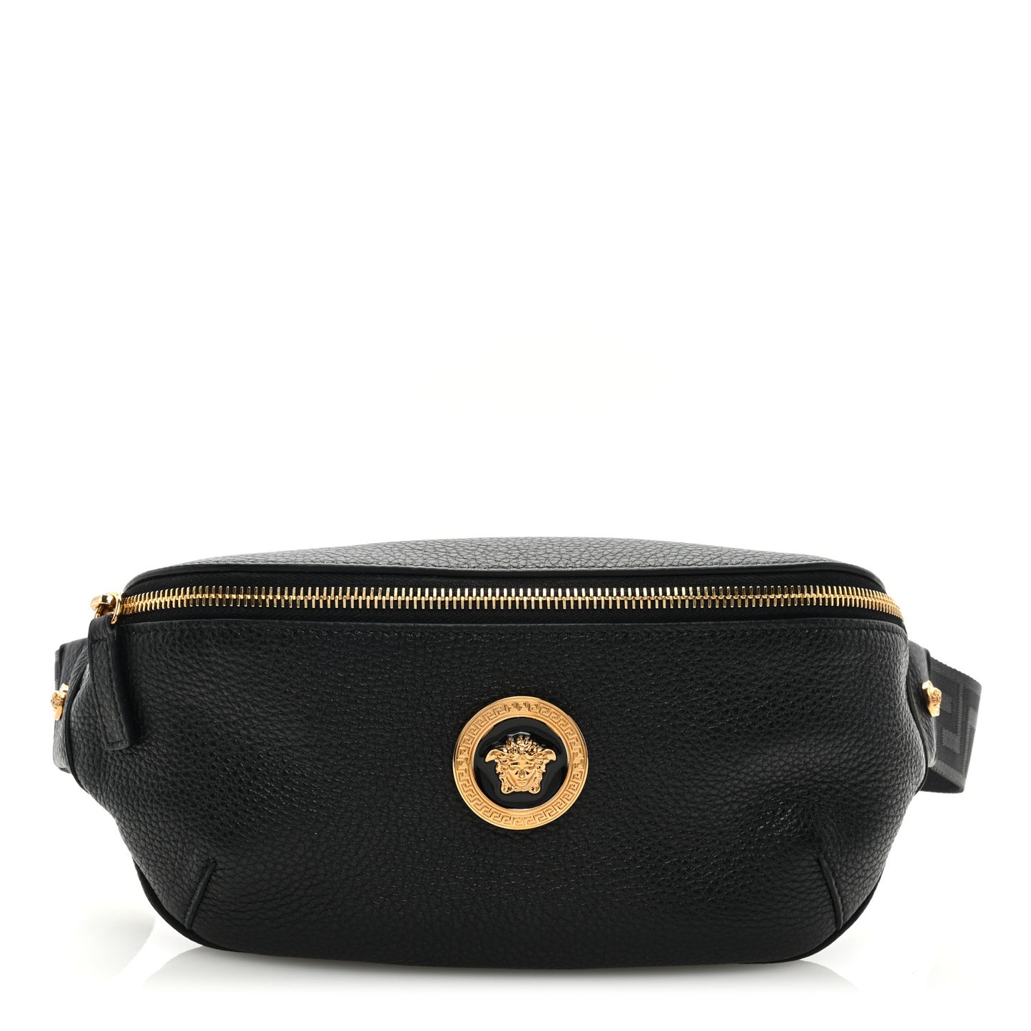 Grained Calfskin Vanitas Medea Belt Bag Black