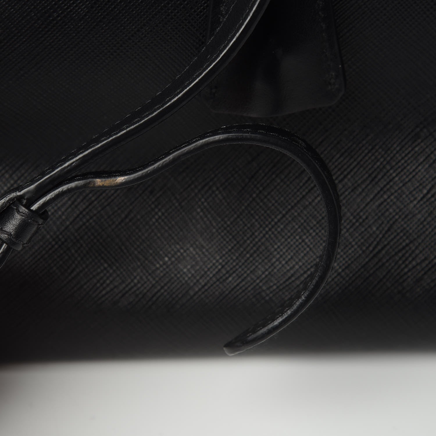 Prada Saffiano City Calfskin Medium Esplanade Tote Black 12 of 18